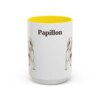 15oz Papillon Mug, Yellow, front view
