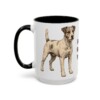 15oz-parson-russell-terrier-mug-black-left 15oz Parson Russell Terrier Mug, Black, left side view