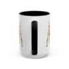 15oz Funny Parson Russell Terrier Mug, Black, back view