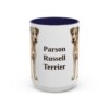 15oz-parson-russell-terrier-mug-navy 15oz Parson Russell Terrier Mug, Navy, front view