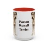 15oz-parson-russell-terrier-mug-red 15oz Parson Russell Terrier Mug, Red, front view