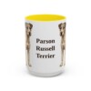 15oz-parson-russell-terrier-mug-yellow 15oz Parson Russell Terrier Mug, Yellow, front view