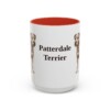 15oz Patterdale Terrier Mug, Red, front view