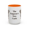 15oz Funny Peke-A-Poo Mug, Orange, front view