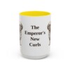 15oz Funny Peke-A-Poo Mug, Yellow, front view
