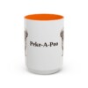 15oz-peke-a-poo-mug-orange 15oz Peke-A-Poo Mug, Orange, front view