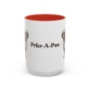 15oz-peke-a-poo-mug-red 15oz Peke-A-Poo Mug, Red, front view