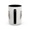 15oz Peke-A-Poo Mug, Black, back view