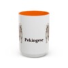 15oz Pekingese Mug, Orange, front view