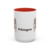 15oz Pekingese Mug, Red, front view
