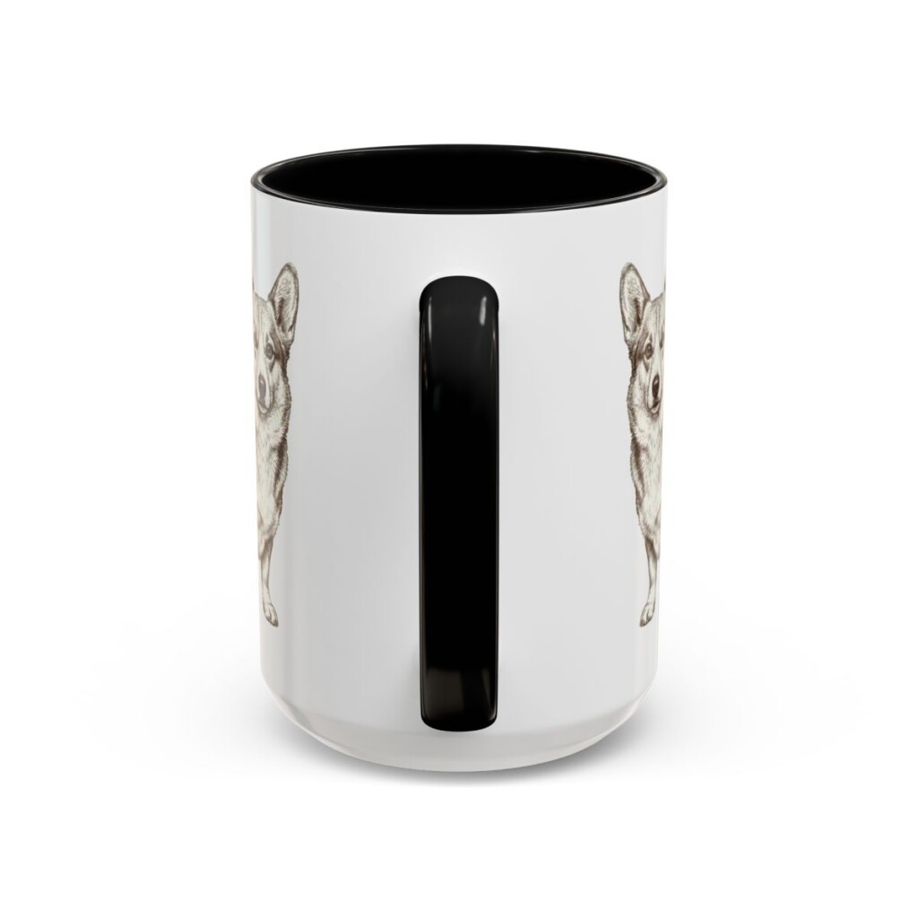 15oz-pembroke-welsh-corgi-mug-humor-black-back 15oz Funny Pembroke Welsh Corgi Mug, Black, back view