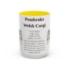 15oz Pembroke Welsh Corgi Mug, Yellow, front view