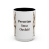 15oz-peruvian-inca-orchid-mug-black-front 15oz Peruvian Inca Orchid Mug, Black, front view