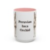 15oz-peruvian-inca-orchid-mug-pink 15oz Peruvian Inca Orchid Mug, Pink, front view