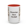 15oz-peruvian-inca-orchid-mug-red 15oz Peruvian Inca Orchid Mug, Red, front view