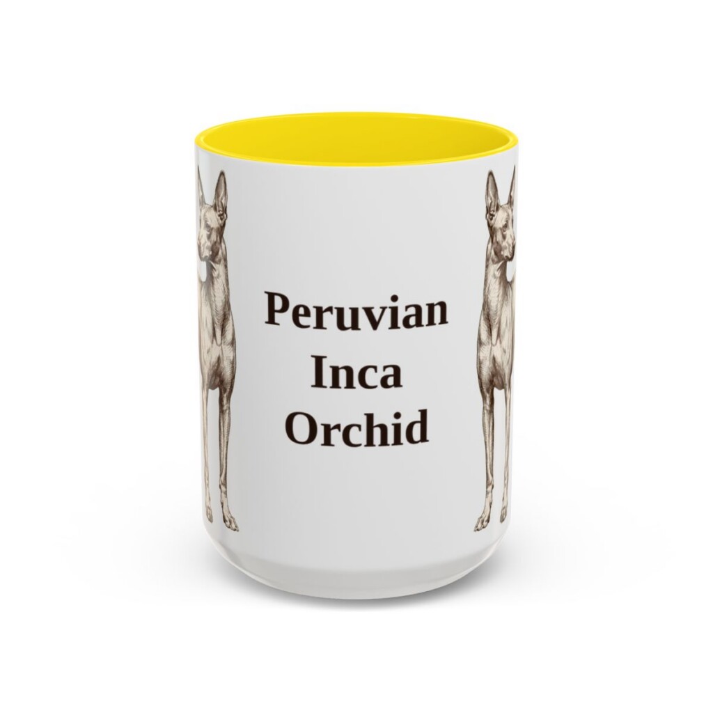 15oz-peruvian-inca-orchid-mug-yellow 15oz Peruvian Inca Orchid Mug, Yellow, front view