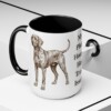 15oz Funny Plott Hound Mug, Black, lifestyle photo