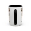 15oz Plott Hound Dog Mom Mug, Black, back view