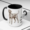 15oz Plott Hound Dog Mom Mug, Black, lifestyle photo