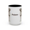 15oz Pointer Mug, Black, front view