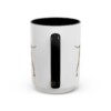 15oz Pointer Dog Dad Mug, Black, back view