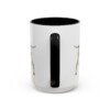 15oz Funny Pointer Mug, Black, back view