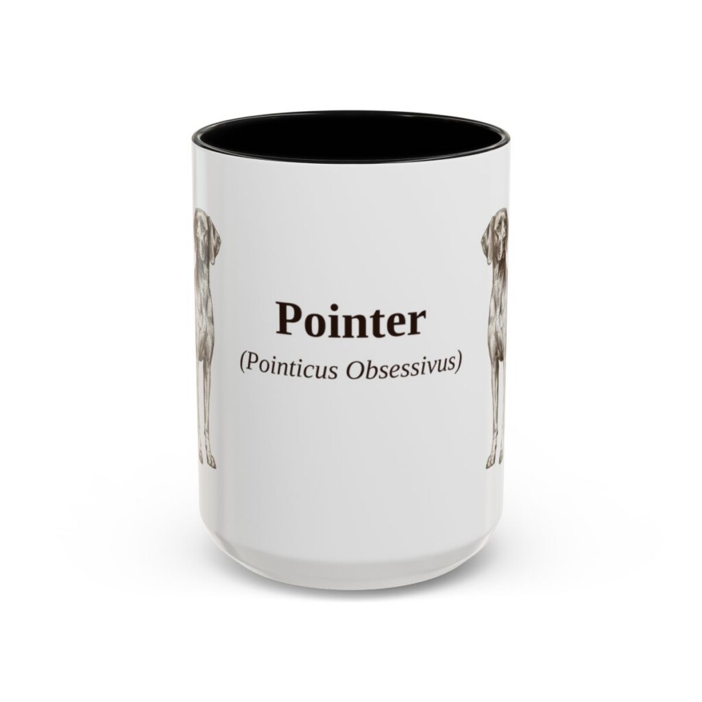 15oz-pointer-mug-latin-black-front 15oz Pointer Latin Mug, Black, front view