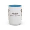 15oz-pointer-mug-latin-light-blue 15oz Pointer Latin Mug, Light Blue, front view