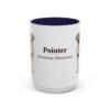 15oz-pointer-mug-latin-navy 15oz Pointer Latin Mug, Navy, front view