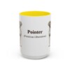 15oz-pointer-mug-latin-yellow 15oz Pointer Latin Mug, Yellow, front view