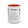 15oz Pointer Mug, Red, front view