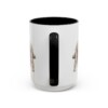 15oz Polish Lowland Sheepdog Mug, Black, back view