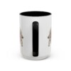 15oz Polish Lowland Sheepdog Mug, Black, back view