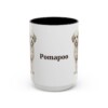 15oz Pomapoo Mug, Black, front view