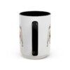 15oz Funny Pomapoo Mug, Black, back view