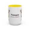 15oz-pomapoo-mug-latin-yellow 15oz Pomapoo Latin Mug, Yellow, front view