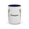 15oz Pomapoo Mug, Navy, front view