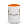 15oz Pomapoo Mug, Orange, front view