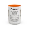15oz Pomapoo Mug, Orange, front view