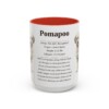 15oz Pomapoo Mug, Red, front view