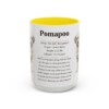 15oz Pomapoo Mug, Yellow, front view
