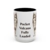 15oz Funny Pomchi Mug, Black, front view
