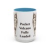 15oz Funny Pomchi Mug, Light Blue, front view