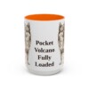 15oz Funny Pomchi Mug, Orange, front view