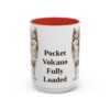 15oz Funny Pomchi Mug, Red, front view