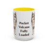 15oz Funny Pomchi Mug, Yellow, front view