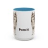 15oz Pomchi Mug, Light Blue, front view