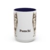 15oz Pomchi Mug, Navy, front view