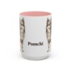 15oz Pomchi Mug, Pink, front view