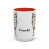 15oz Pomchi Mug, Red, front view